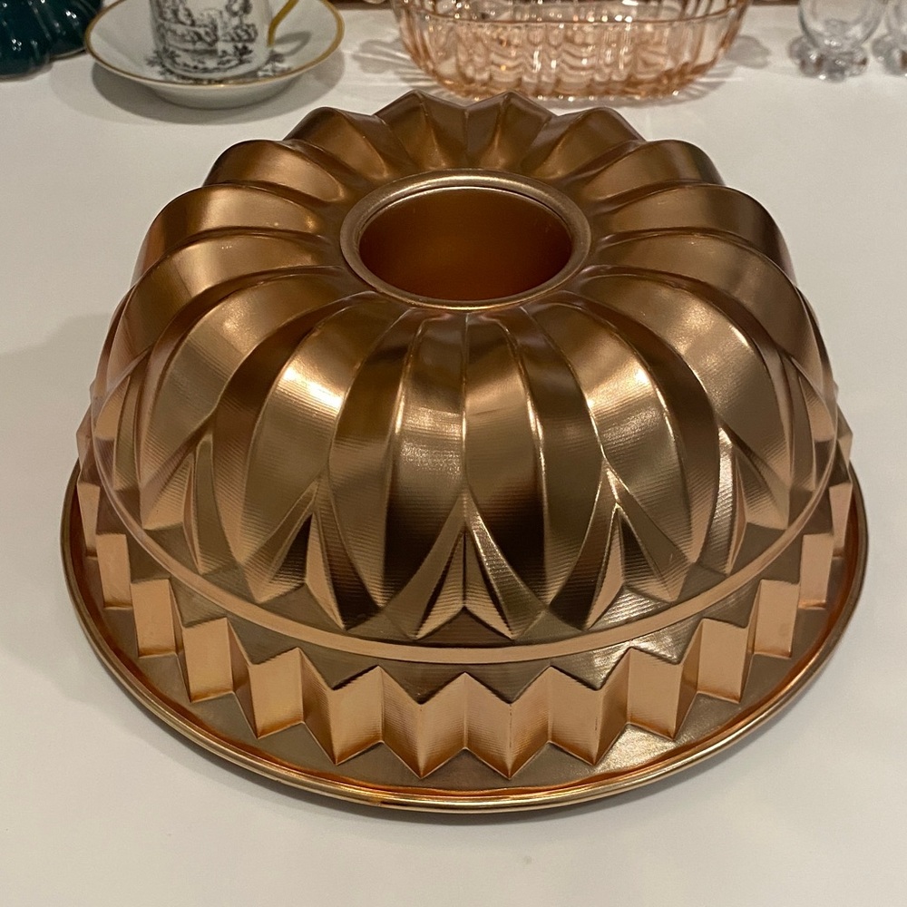 Copper Jello Mold 9 Cups